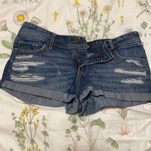 hollister jean shorts